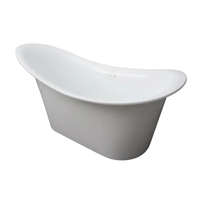 Barclay - Maxine 69" Acrylic Slipper Tub with Integral Drain and Overflow - ATFSN69AIG Barclay Products