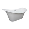 Barclay - Maxine 69" Acrylic Slipper Tub with Integral Drain and Overflow - ATFSN69AIG Barclay Products