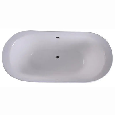 Barclay - Maxmillian 67" Cast Iron Double Slipper Freestanding Tub - CTDSN67-WH Barclay Products