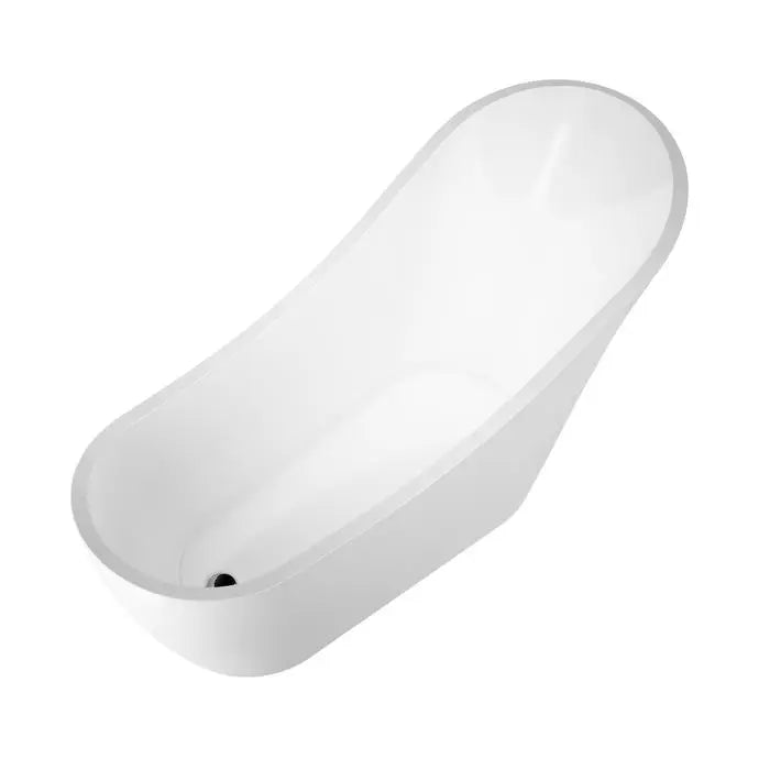 Barclay - McGuire 70" Acrylic Slipper Tub with Integral Drain and Overflow - ATSN70FIG Barclay Products