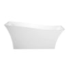 Barclay - Melanie 68" Acrylic Slipper Tub with Integral Drain and Overflow - ATRSN68FIG Barclay Products