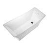 Barclay - Melanie 68" Acrylic Slipper Tub with Integral Drain and Overflow - ATRSN68FIG Barclay Products