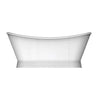 Barclay - Milan 66" Acrylic Double Slipper Tub - ATDSN66B Barclay Products