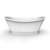 Barclay - Milan 66" Acrylic Double Slipper Tub - ATDSN66B Barclay Products