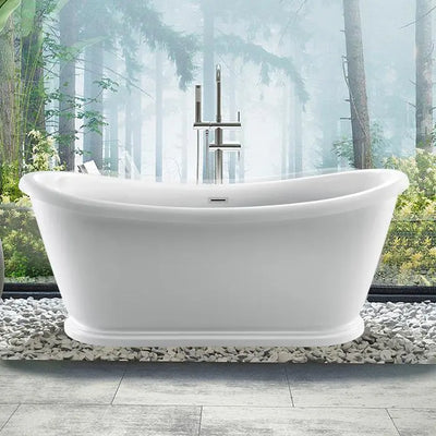 Barclay - Morgan 70" Acrylic Double Slipper Tub - ATDSN70BHIG Barclay Products