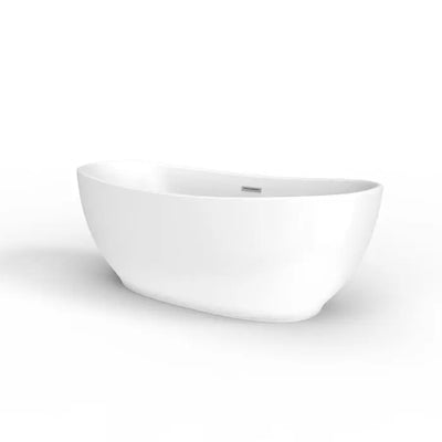 Barclay - Mystique 59" Acrylic Double Slipper Tub with Integral Drain - ATDSN59IG Barclay Products