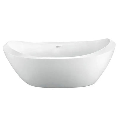 Barclay - Naomi 67" Acrylic Double Slipper Tub with Integral Drain and Overflow - ATDSN67IG Barclay Products