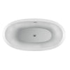 Barclay - Naomi 67" Acrylic Double Slipper Tub with Integral Drain and Overflow - ATDSN67IG Barclay Products