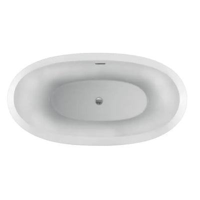 Barclay - Naomi 67" Acrylic Double Slipper Tub with Integral Drain and Overflow - ATDSN67IG Barclay Products