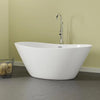 Barclay - Newman 62" Acrylic Double Slipper Freestanding Tub - ATDSN62FIG Barclay Products