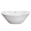 Barclay - Nickelby 68" Acrylic Double Slipper Tub with Integral Drain and Overflow - ATDSN68FIG Barclay Products