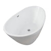 Barclay - Nickelby 68" Acrylic Double Slipper Tub with Integral Drain and Overflow - ATDSN68FIG Barclay Products