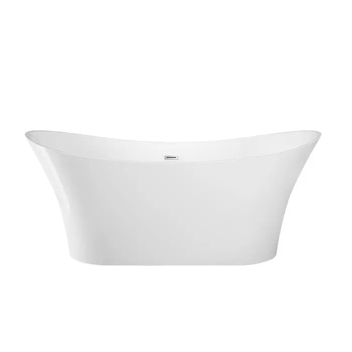 Barclay - Noreen 69" Acrylic Double Slipper Tub with Integrated Drain and Overflow - ATDSN69KIG Barclay Products