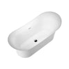 Barclay - Nydia 72" Acrylic Double Slipper Tub with Integrated Drain and Overflow - ATFDSN72IG Barclay Products