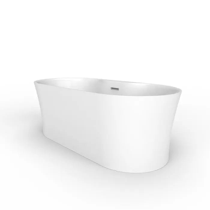 Barclay - Olmos 59" Acrylic Freestanding Tub with Integral Drain - ATOVN59AIG Barclay Products