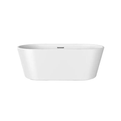 Barclay - Oswald 59" Acrylic Tub with Integrated Drain and Overflow - ATOVN59EIG Barclay Products