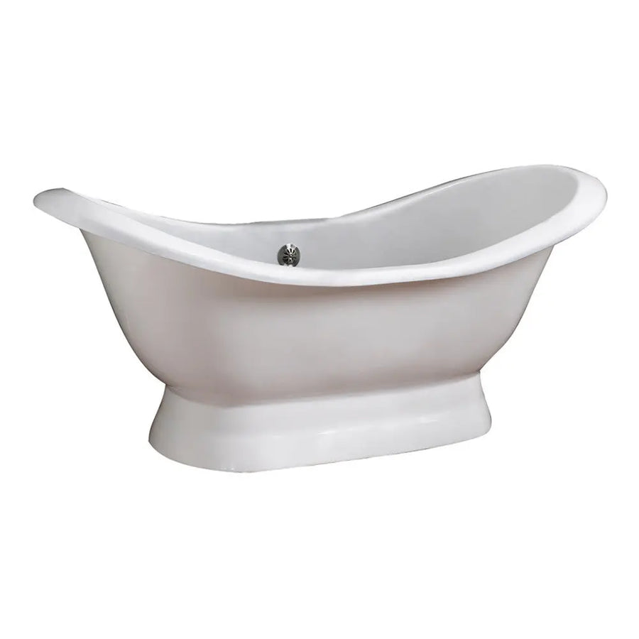 Barclay Oxnard Cast Iron Double Slipper Freestanding Tub