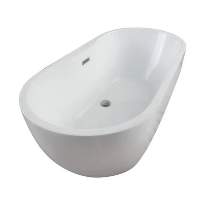 Barclay - Pan 56" Acrylic Freestanding Tub with Integral Drain - ATOVN56BIG Barclay Products