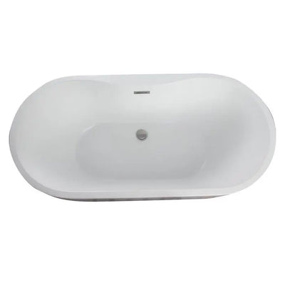 Barclay - Pan 56" Acrylic Freestanding Tub with Integral Drain - ATOVN56BIG Barclay Products