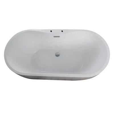 Barclay - Pan 56" Acrylic Freestanding Tub with Integral Drain - ATOVN56BIG