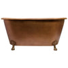 Barclay - Panya 68" Roll Top Copper Tub - COTRN68-AC-AC Barclay Products