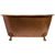 Barclay - Panya 68" Roll Top Copper Tub - COTRN68-AC-AC