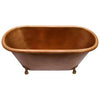 Barclay - Panya 68" Roll Top Copper Tub - COTRN68-AC-AC Barclay Products