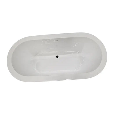 Barclay Pascal 63" ATOVN63EIG Acrylic Tub with Integrated Drain and Overflow Barclay Products