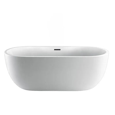 Barclay Pilar 65" Premium Acrylic Oval Freestanding Bathtub Barclay Products