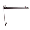 Barclay Poducts Code Spout "D" Rod Clawfoot Shower Unit