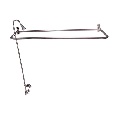 Barclay Poducts Code Spout "D" Rod Clawfoot Shower Unit