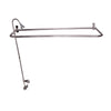 Barclay Poducts Code Spout "D" Rod Clawfoot Shower Unit