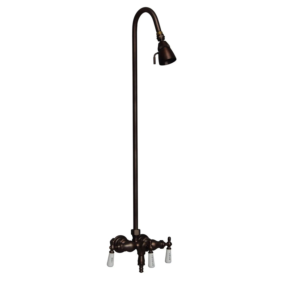 Barclay Products Clawfoot Tub Filler – Diverter Faucet with Old Style Spigot