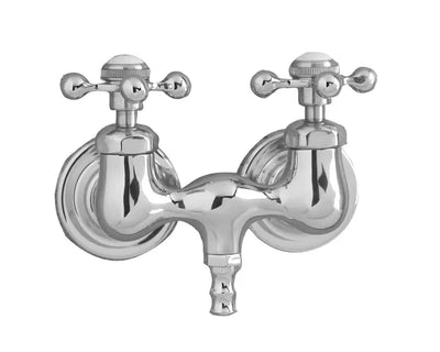 Barclay Products Clawfoot Tub Filler – Metal Cross Handles