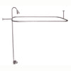 Barclay Products Code Spout “D” Rod Clawfoot Tub Shower Unit