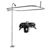 Barclay Products Converto 54" Rectangular Clawfoot Shower Unit