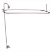 Barclay Products Converto Rectangular Shower Unit with Side Wall Support