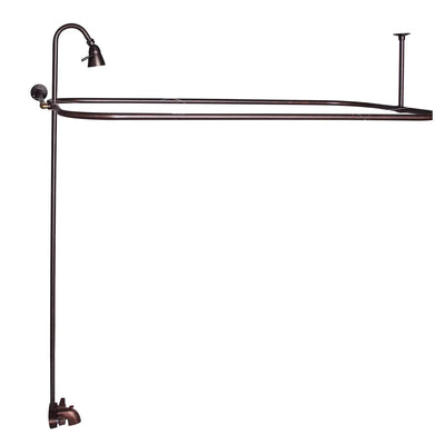 Barclay Products Converto Rectangular Shower Unit with Side Wall Support