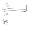 Barclay Products Rectangular Shower Unit – Metal Cross Handles