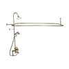 Barclay Products Rectangular Shower Unit – Metal Lever 2 Handles