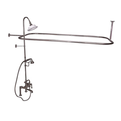 Barclay Products Rectangular Shower Unit – Metal Lever 2 Handles