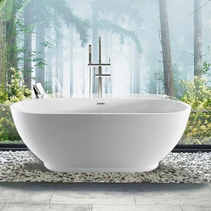 Barclay - Radcliff 67" Acrylic Tub with Integral Drain and Overflow - ATSOVN67FIG Barclay Products