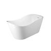 Barclay - Raelene 65" Acrylic Tub with Integral Drain and Overflow - ATFSN65IG Barclay Products