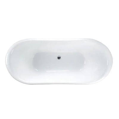 Barclay Raynor Premium 66" Cast Iron Bateau Freestanding Tub Without Faucet Holes Barclay Products