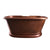 Barclay - Reedley 61" Copper Double Roll Top Freestanding Tub