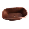 Barclay - Reedley 61" Copper Double Roll Top Freestanding Tub Barclay Products