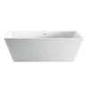Barclay Siren ATRECN64FIG 64" Acrylic Freestanding Tub with Integral Drain and Overflow Barclay Products
