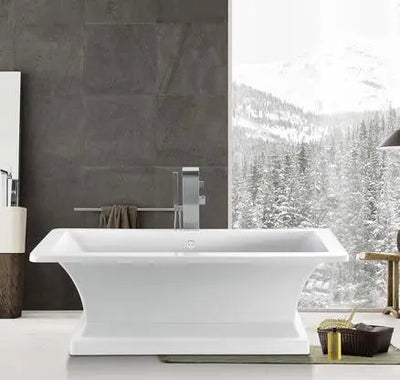 Barclay Sydney Acrylic Rectangular Freestanding Tub With Base Barclay Products