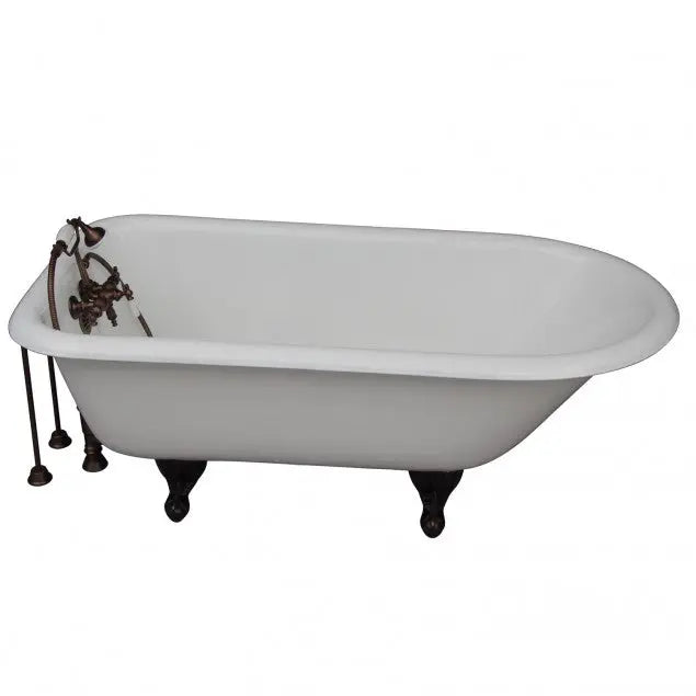 Barclay TKCTR60-ORB2 Bartlett 60″ Cast Iron Roll Top Tub Kit – Oil Rubbed Bronze Accessories