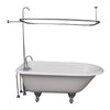 Barclay TKCTR67-CP1 Brocton 68″ Cast Iron Roll Top Tub Kit – Polished Chrome Accessories